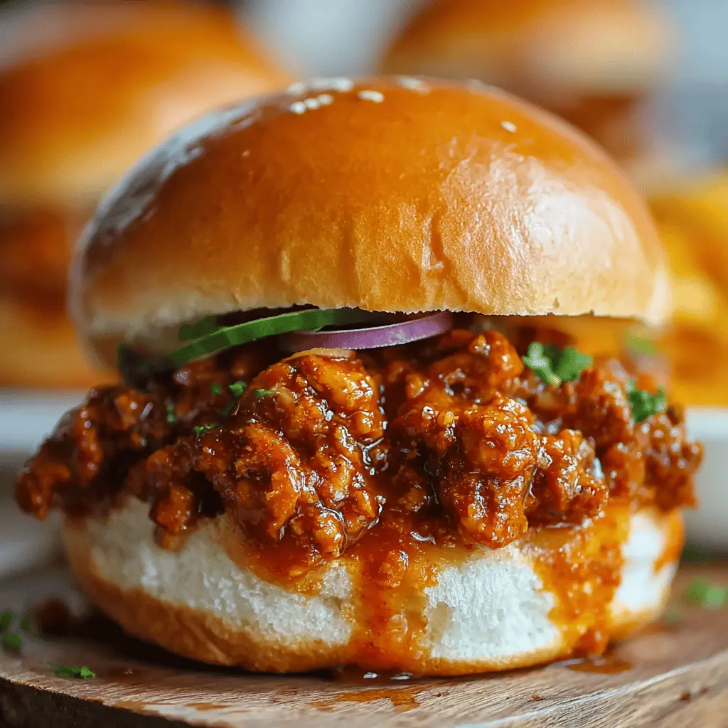 Cajun Chicken Sloppy Joes: A Juicy Twist on a Classic Favorite