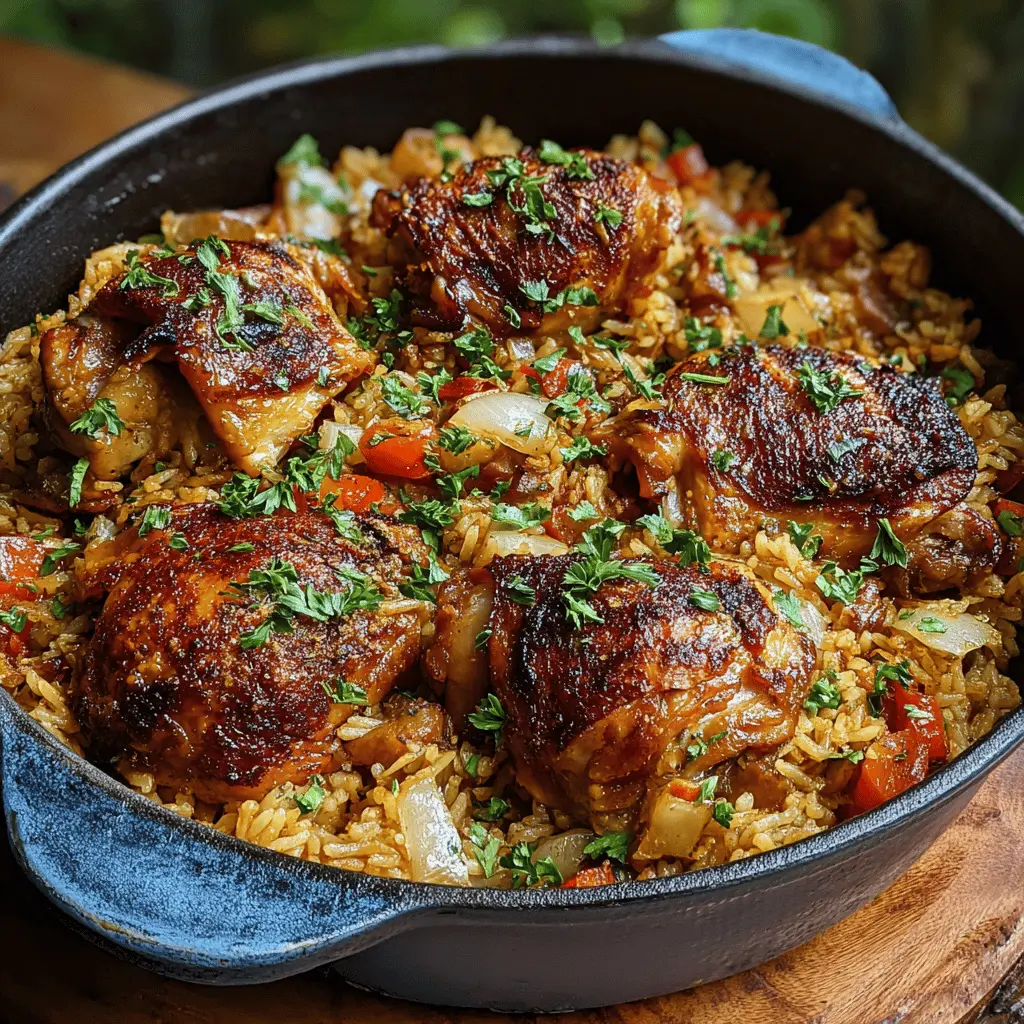 Dutch Oven Chicken and Rice
