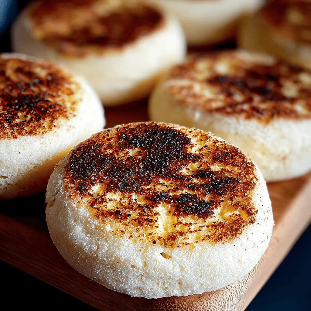 Homemade sourdough English muffins: the best breakfast delight