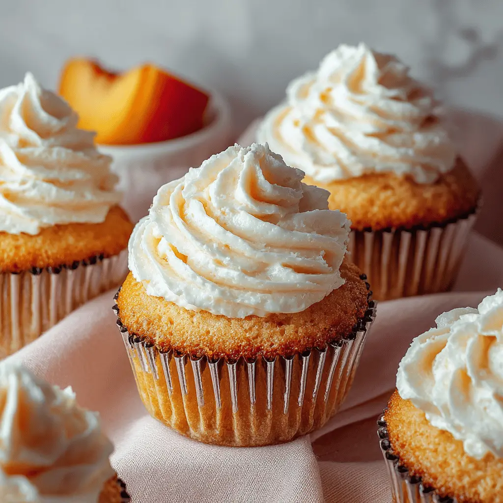 Honey Peach Cream Cheese Cupcakes: The Best Indulgent Treat