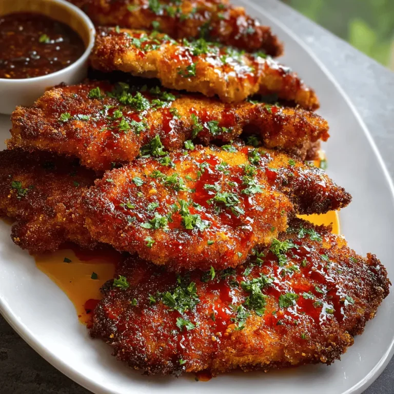 Hot Honey Chicken Cutlets
