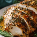 Slow Cooker Garlic Herb Turkey Breast