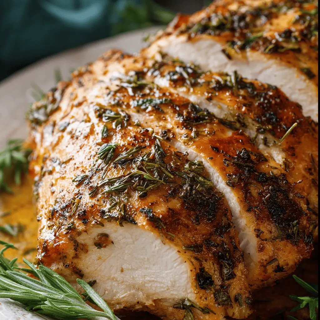 Slow Cooker Garlic Herb Turkey Breast: Easy, Juicy Perfection at Home