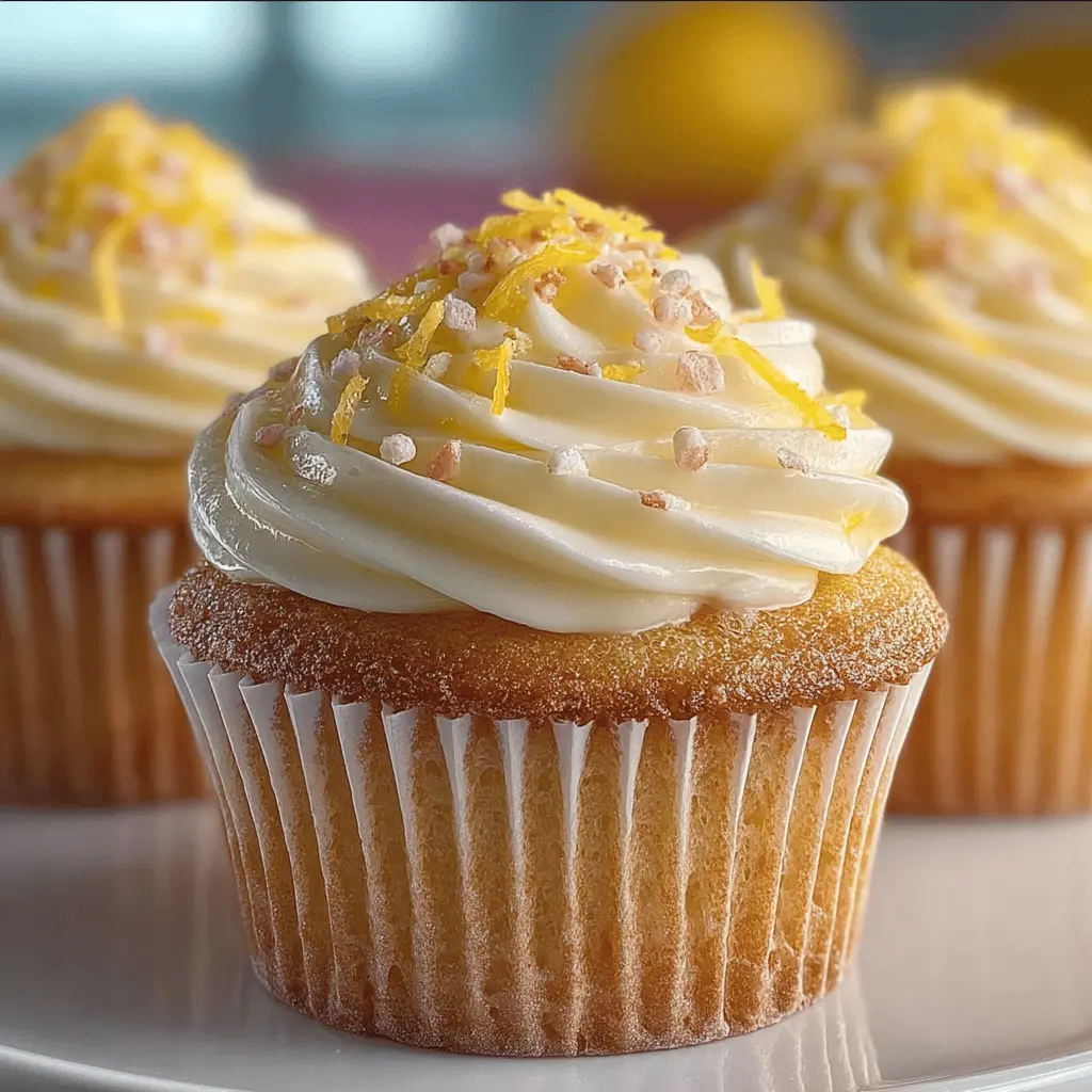 Sparkling Lemonade Summer Cupcakes: The Best Refreshing Treat