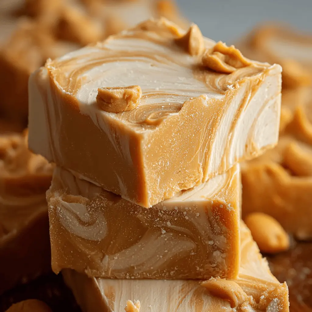 White Chocolate Peanut Butter Fudge