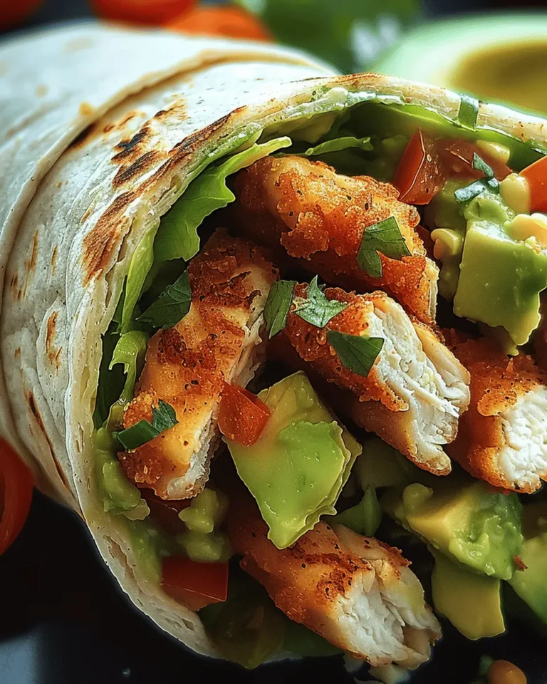 Chicken Avocado Wrap