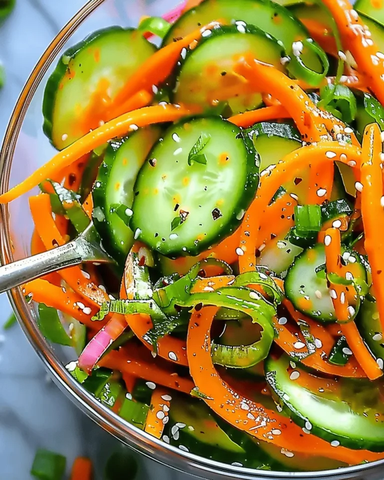 Carrot and Cucumber Salad: An Incredible 7-Ingredient Recipe