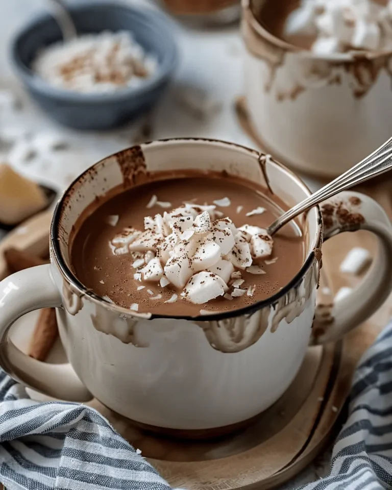 Creamy Coconut Hot Chocolate