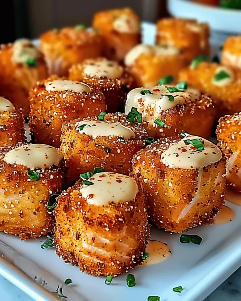 Crispy Bang Bang Salmon Bites
