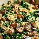 Spinach Mushroom Quinoa Skillet: An Incredible 5-Ingredient Recipe
