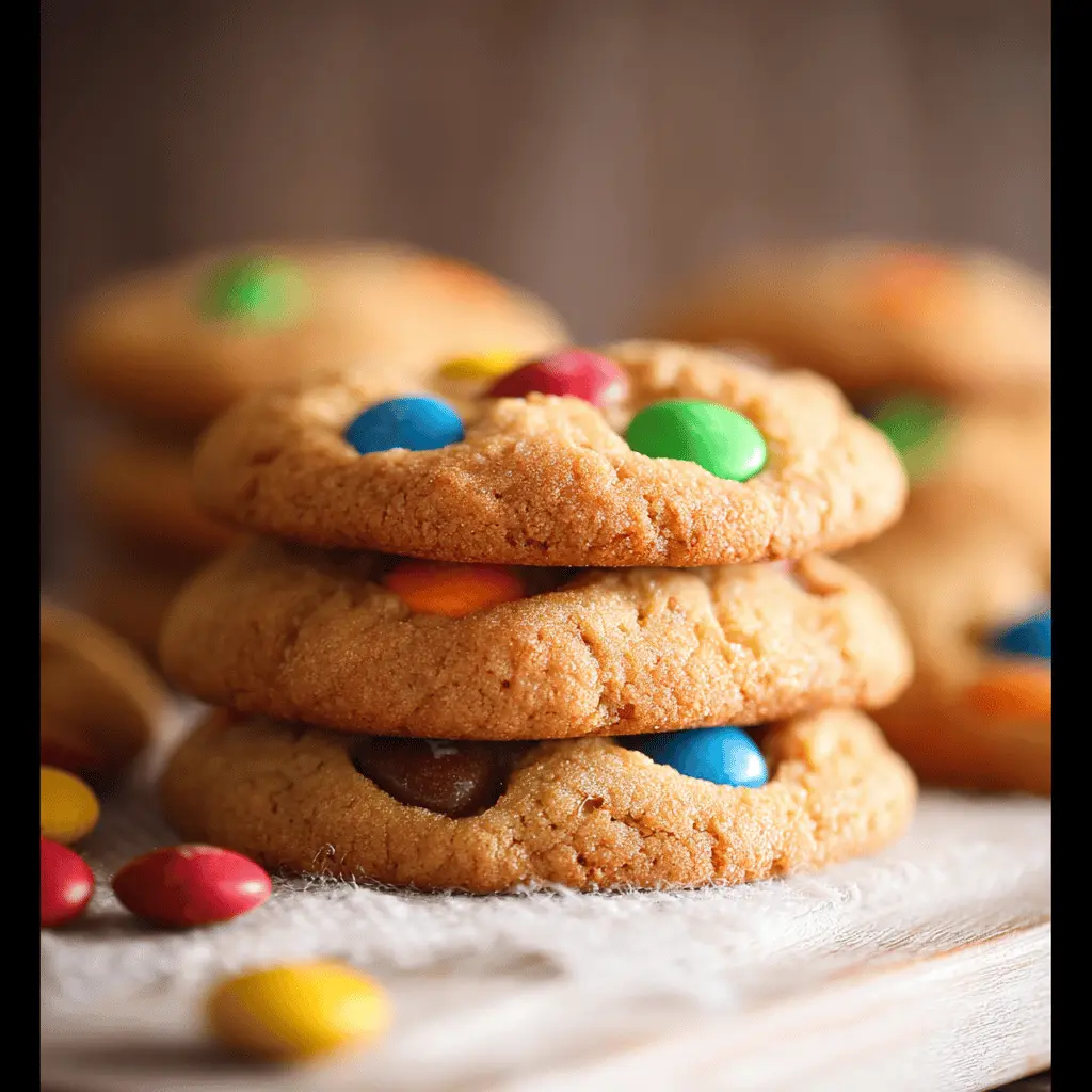 Peanut Butter M&M Cookies