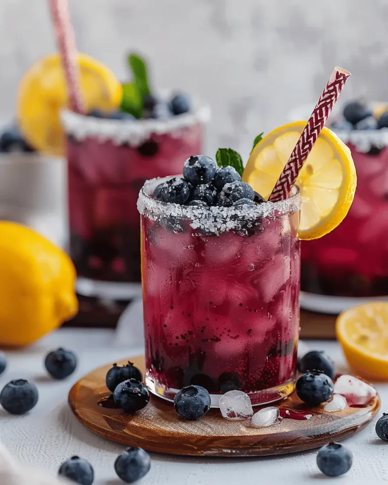 Blueberry Lemon Jam Seltzer