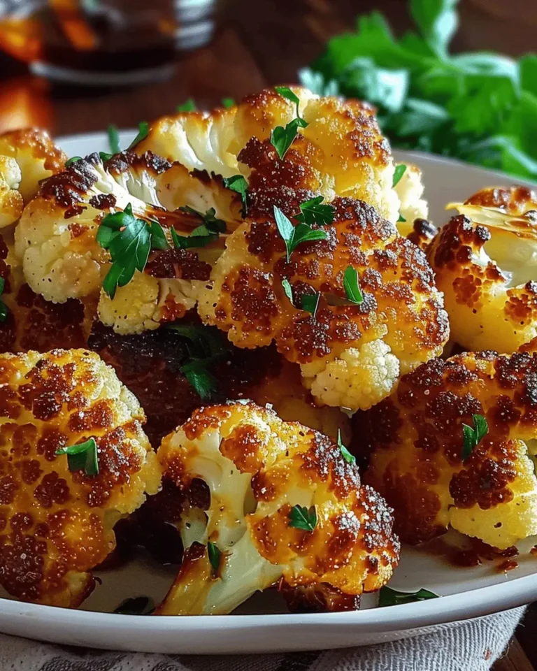 Crispy Roasted Cauliflower