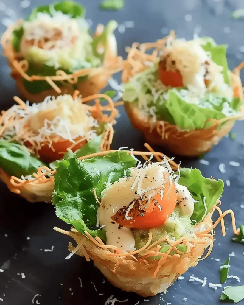 Parmesan Cups + Caesar Salad: An Incredible Secret Recipe to Try