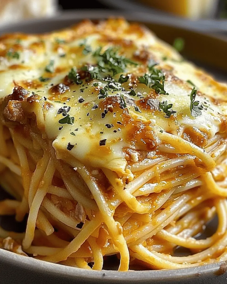 Baked Cream Cheese Spaghetti Casserole: Easy Comfort Food Delight