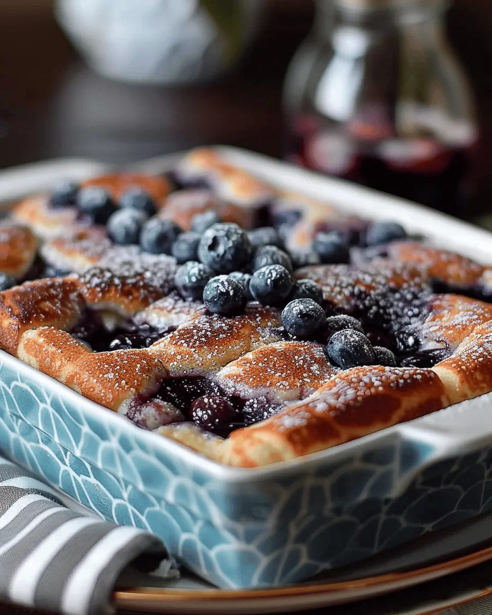 Blueberry Buttermilk Pancake Casserole: The Best Family Brunch Delight