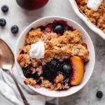 Blueberry Peach Crumble