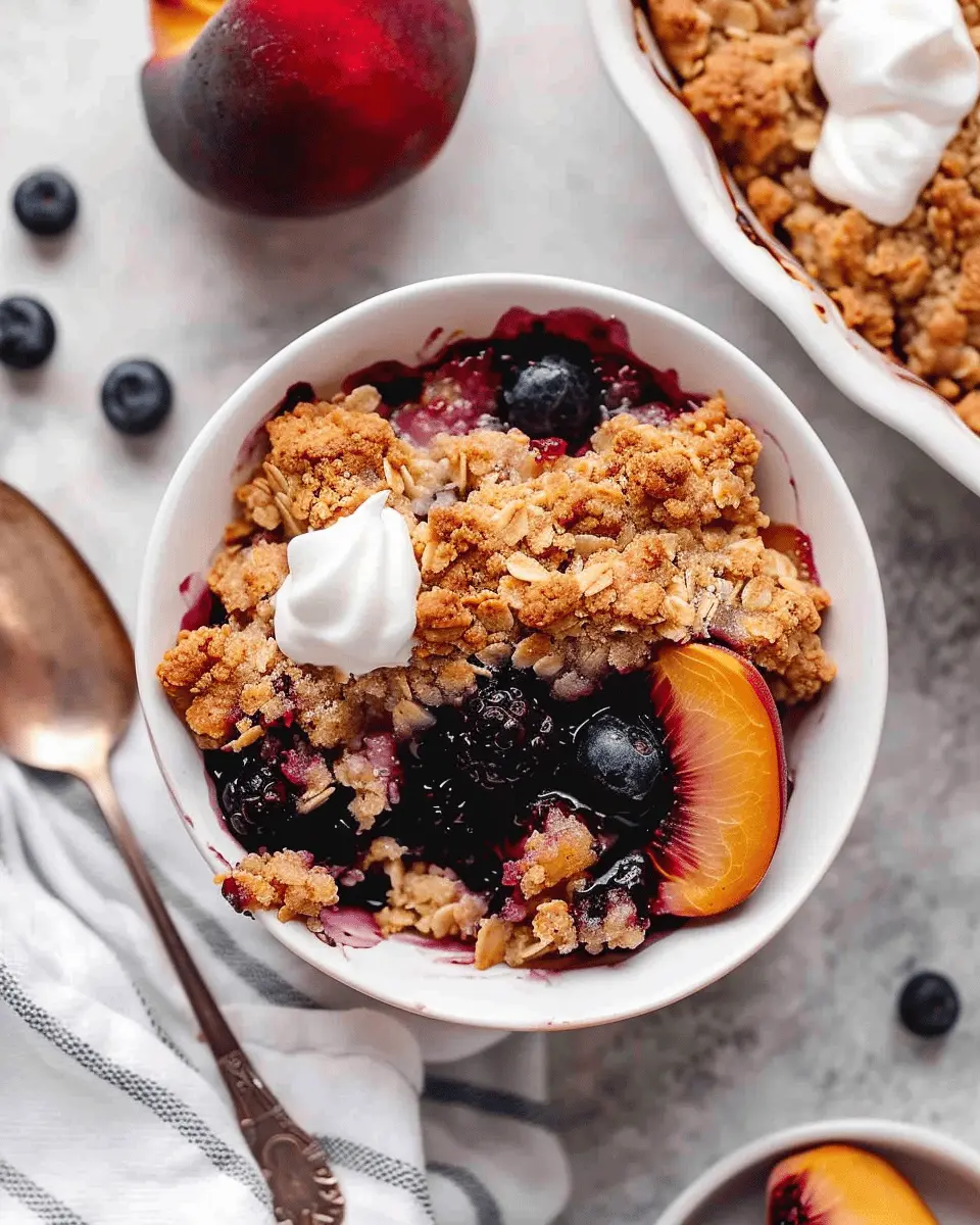Blueberry Peach Crumble: The Best Comfort Dessert Recipe