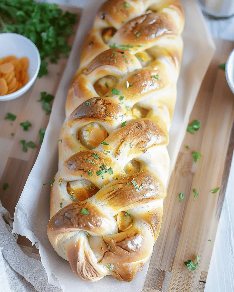 Breakfast braid: Easy turkey bacon and chicken ham delight