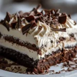Brownie Refrigerator Cake