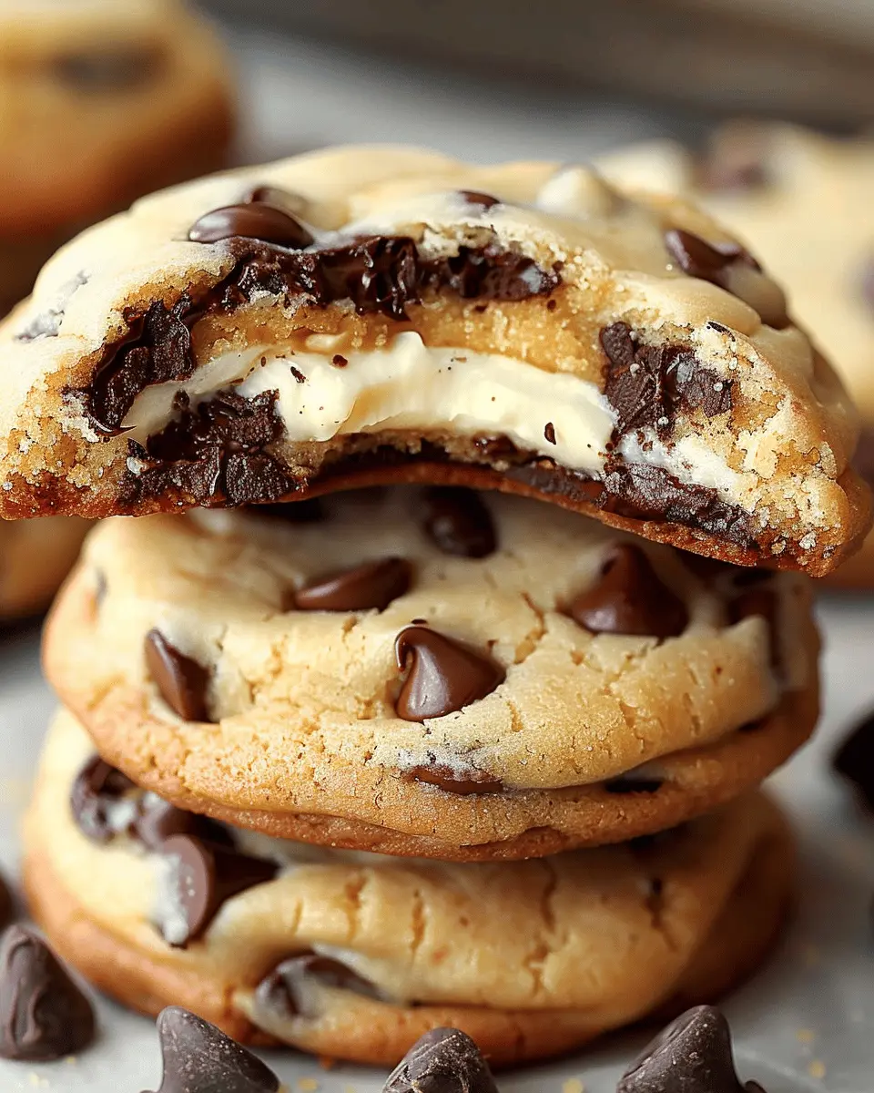 Cheesecake Stuffed Chocolate Chip Cookies: The Best Indulgent Treat