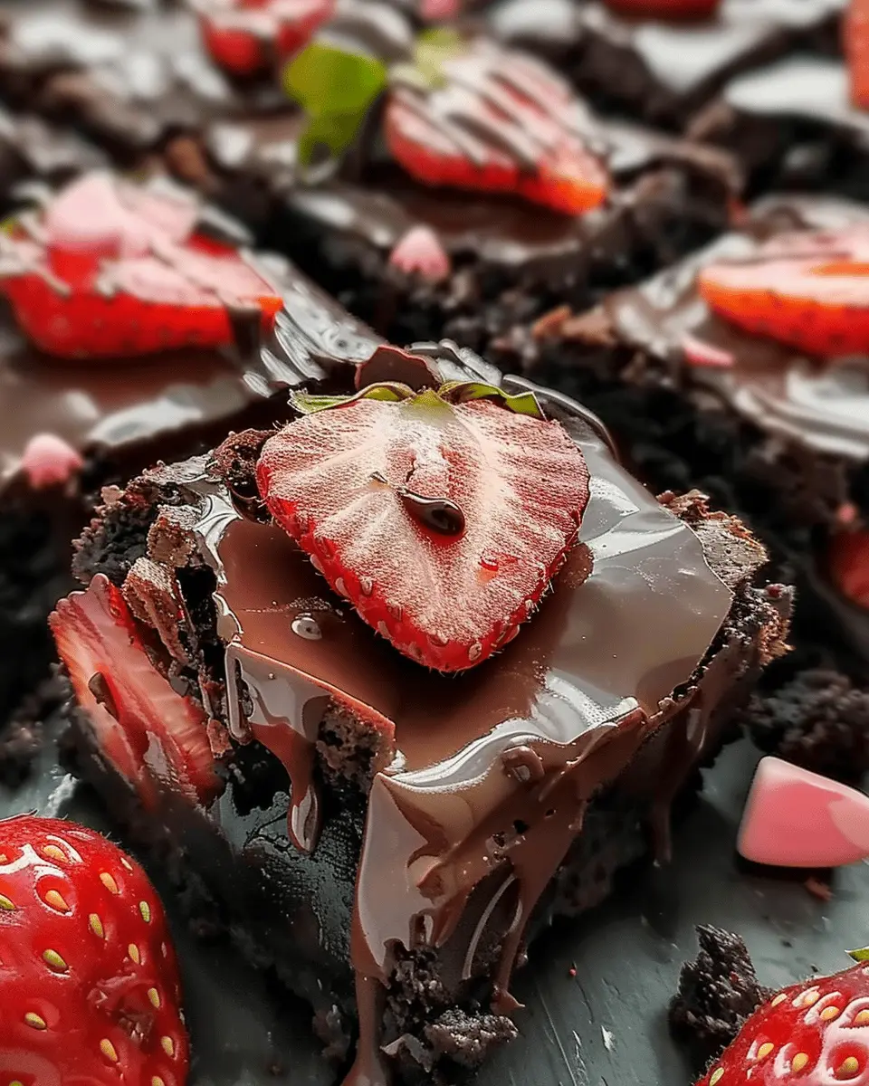 Chocolate Covered Strawberry Brownies: The Best Indulgent Treat