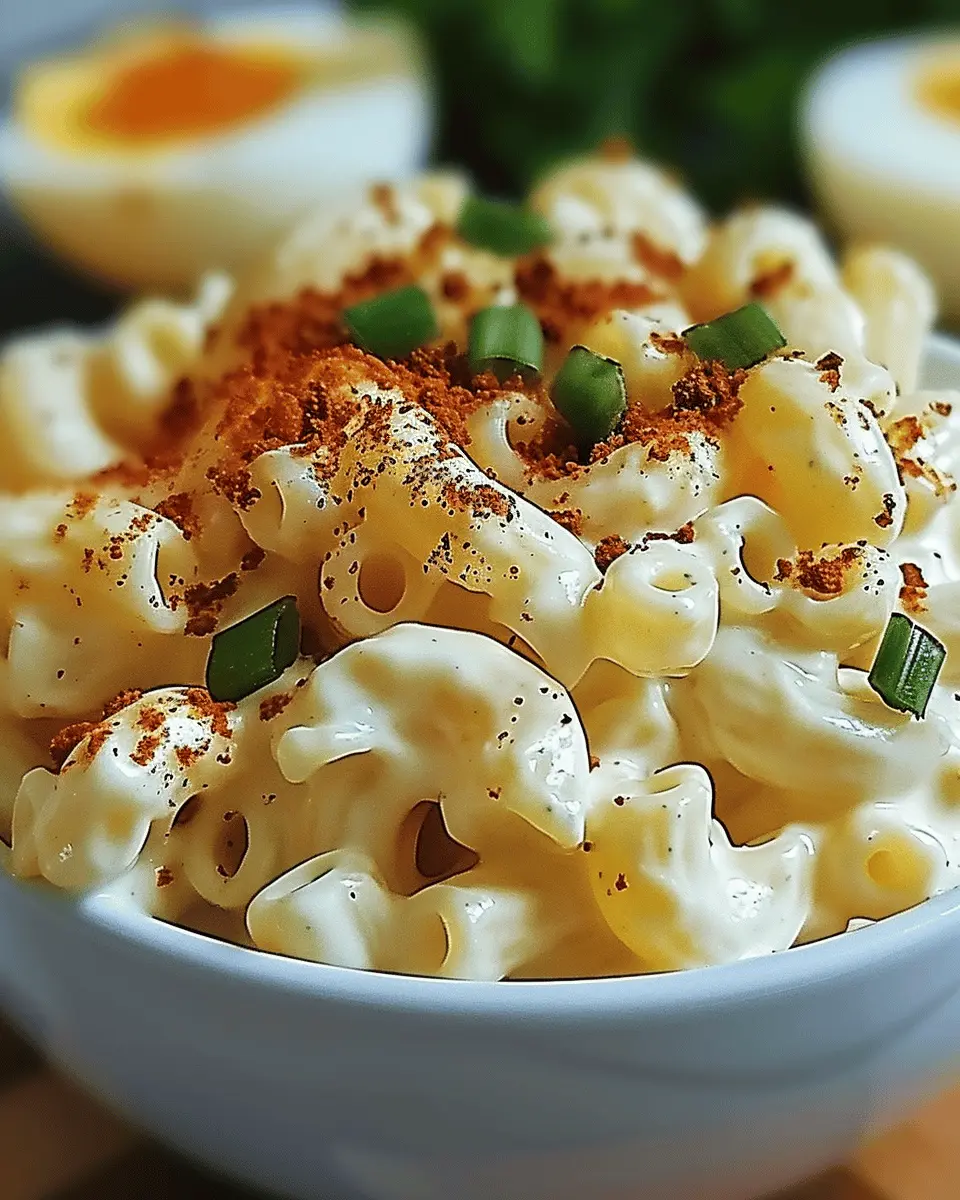 Deviled Egg Macaroni Salad: A Refreshing Twist with Turkey Bacon