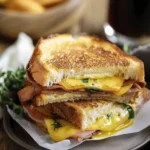 Egg and Ham Breakfast Sandwich