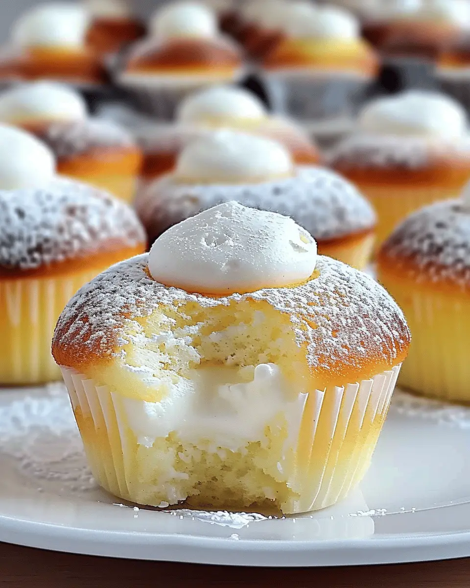 Fluffy Japanese Cotton Cheesecake Cupcakes: The Best Light Treat