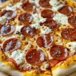 Hot Honey Pepperoni Ricotta Pizza : A Pizza Recipe