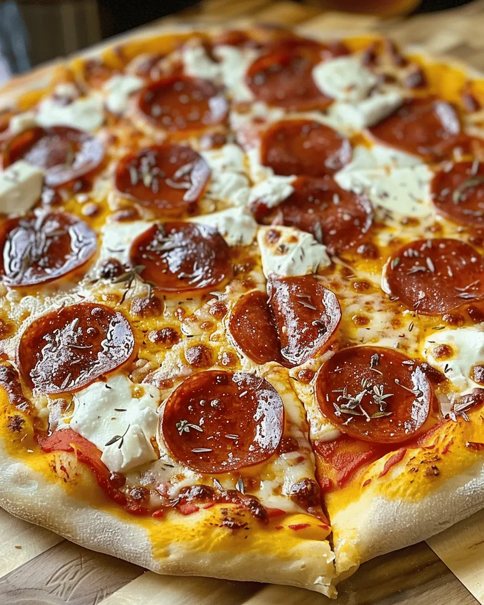 Hot Honey Pepperoni Ricotta Pizza: The Best Homemade Delight