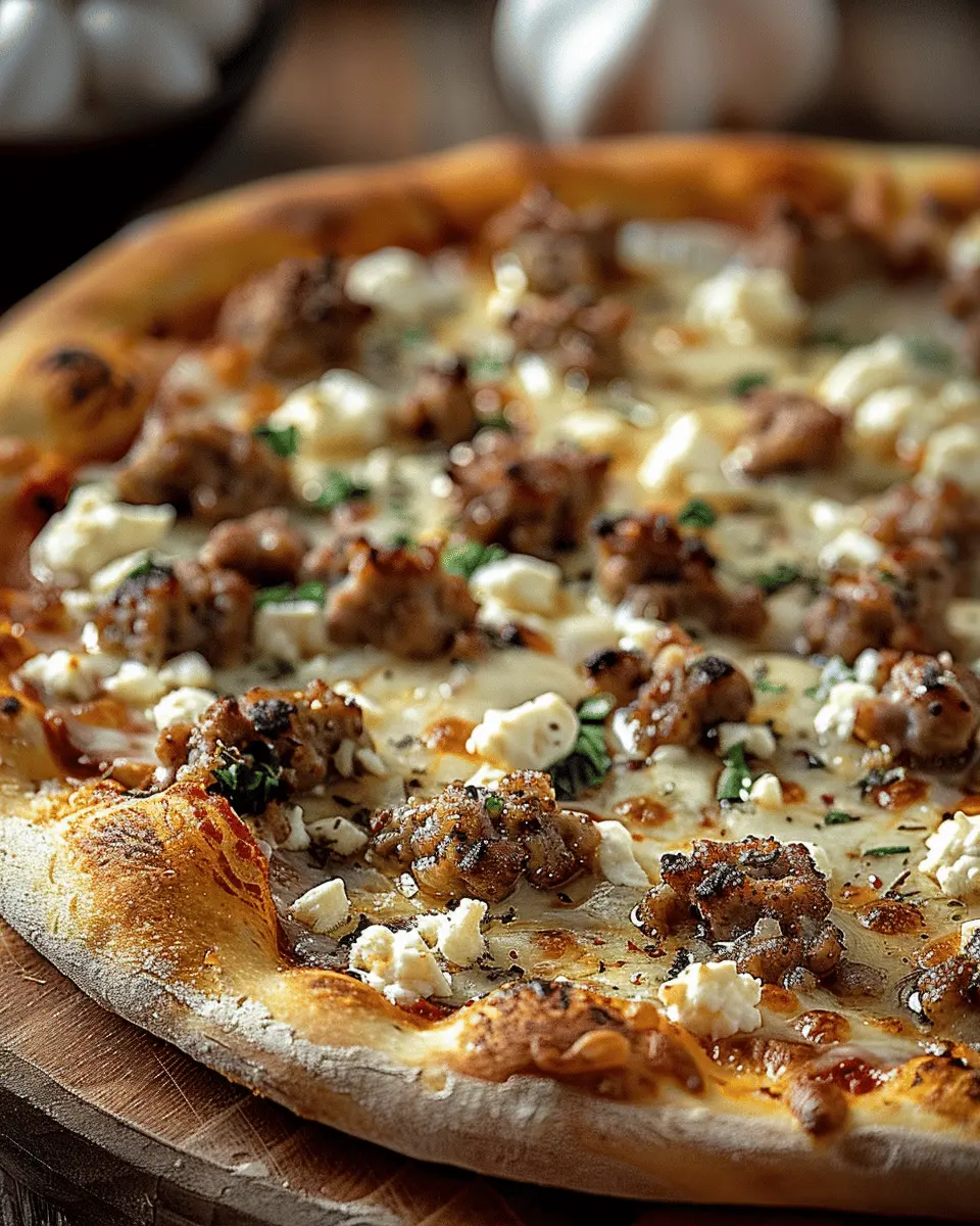 Hot Sausage Feta Honey Pizza: The Best Homemade Delight