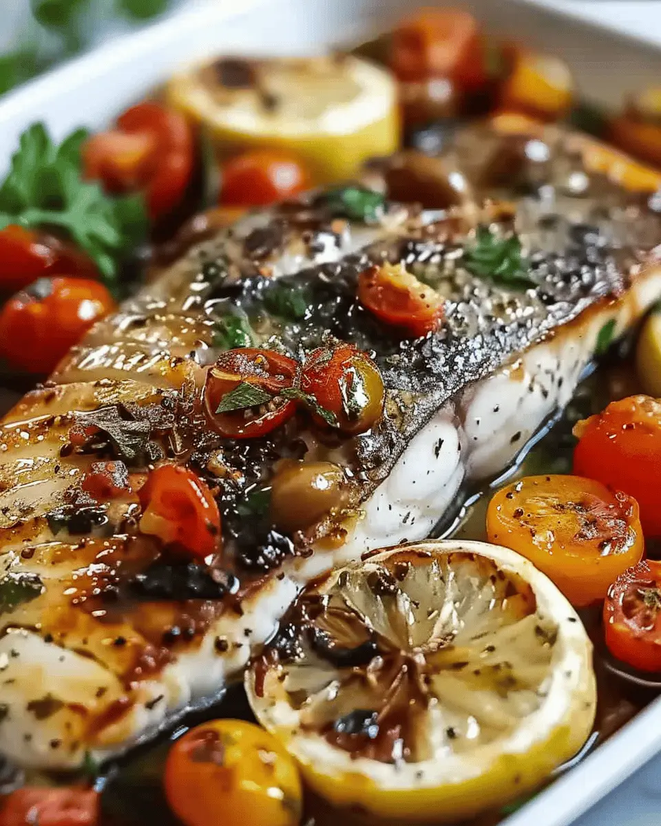 Mediterranean Baked Fish: The Best Flavorful Recipe for Home Chefs