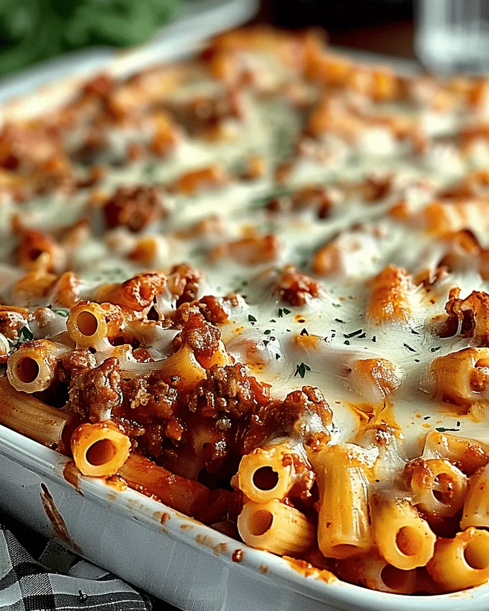 Million Dollar Baked Ziti: A Decadent Turkey Bacon Delight