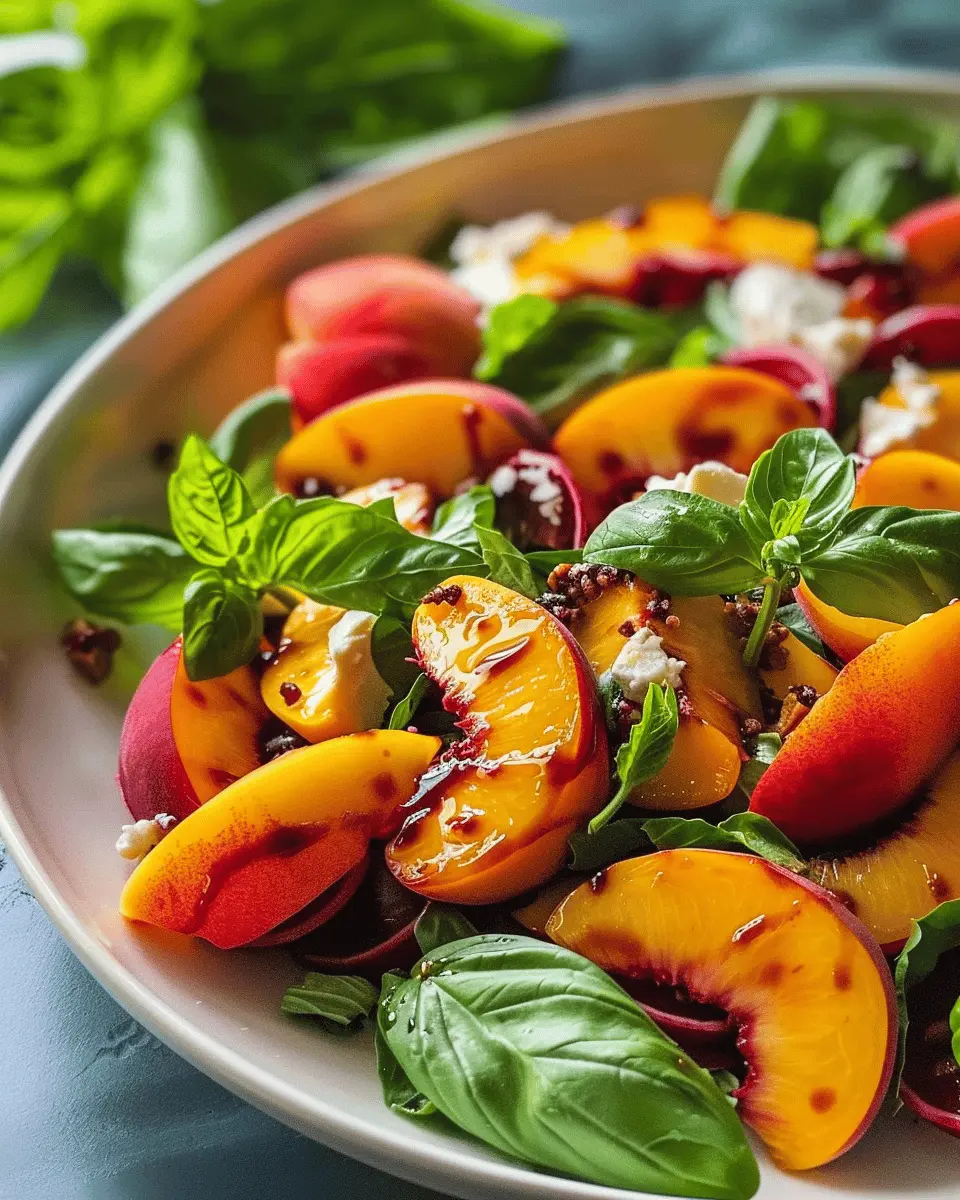 Millionaire Peach Salad: A Juicy Must-Try Summer Dish with Turkey Bacon