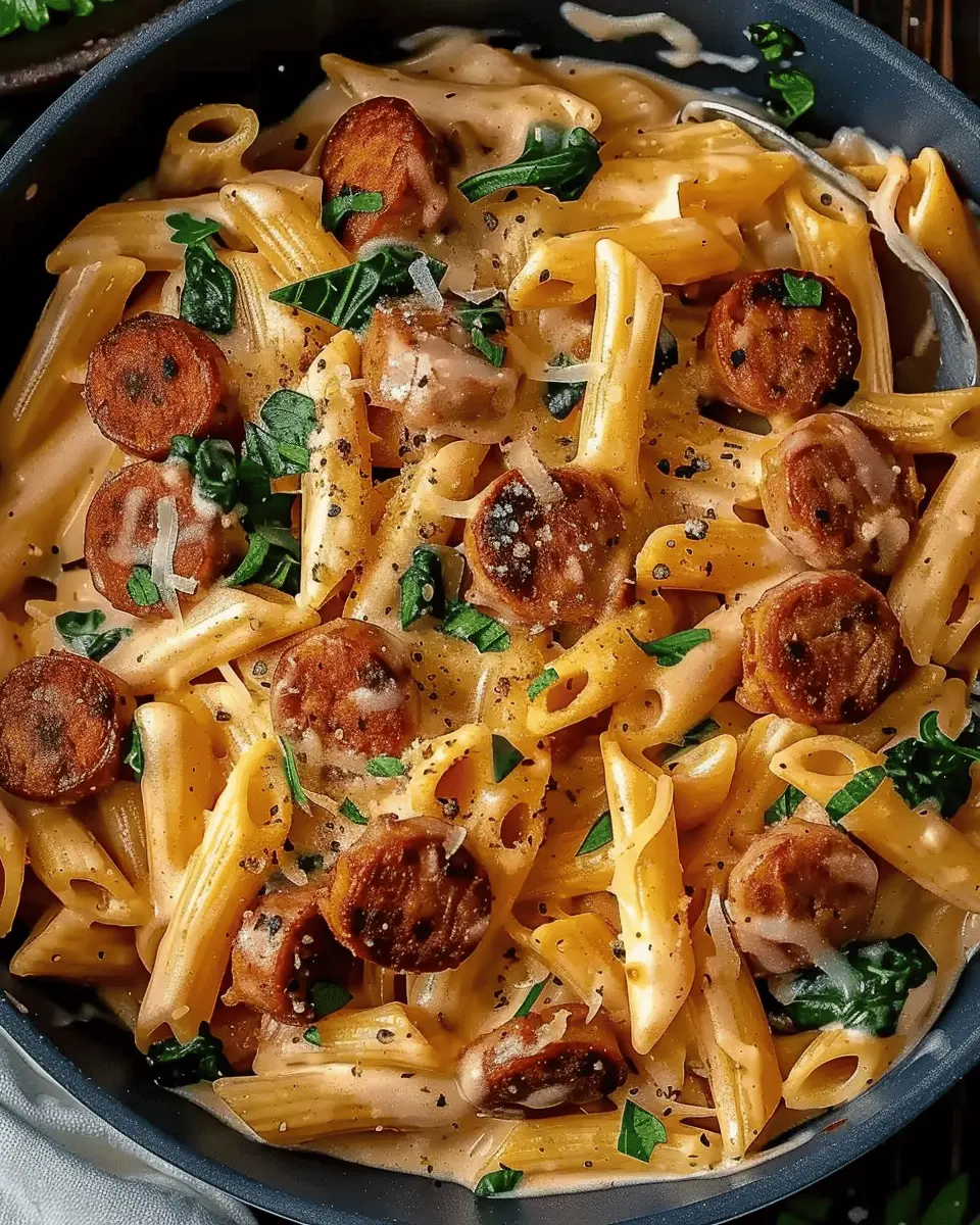 One Pot Creamy Cajun Sausage Pasta: Easy 30-Minute Delight