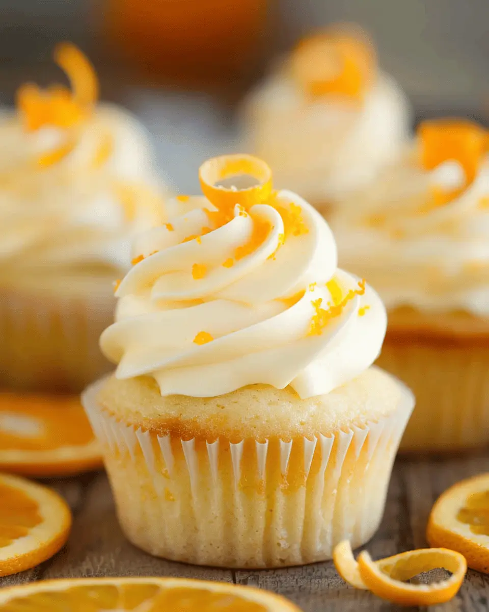 Orange Creamsicle Cupcakes: A Delightfully Easy Sweet Treat