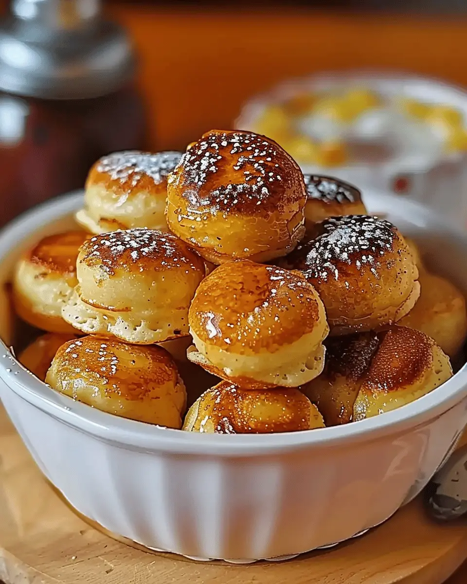 Pancake Poppers: Easy Bites with Chicken Ham and Turkey Bacon