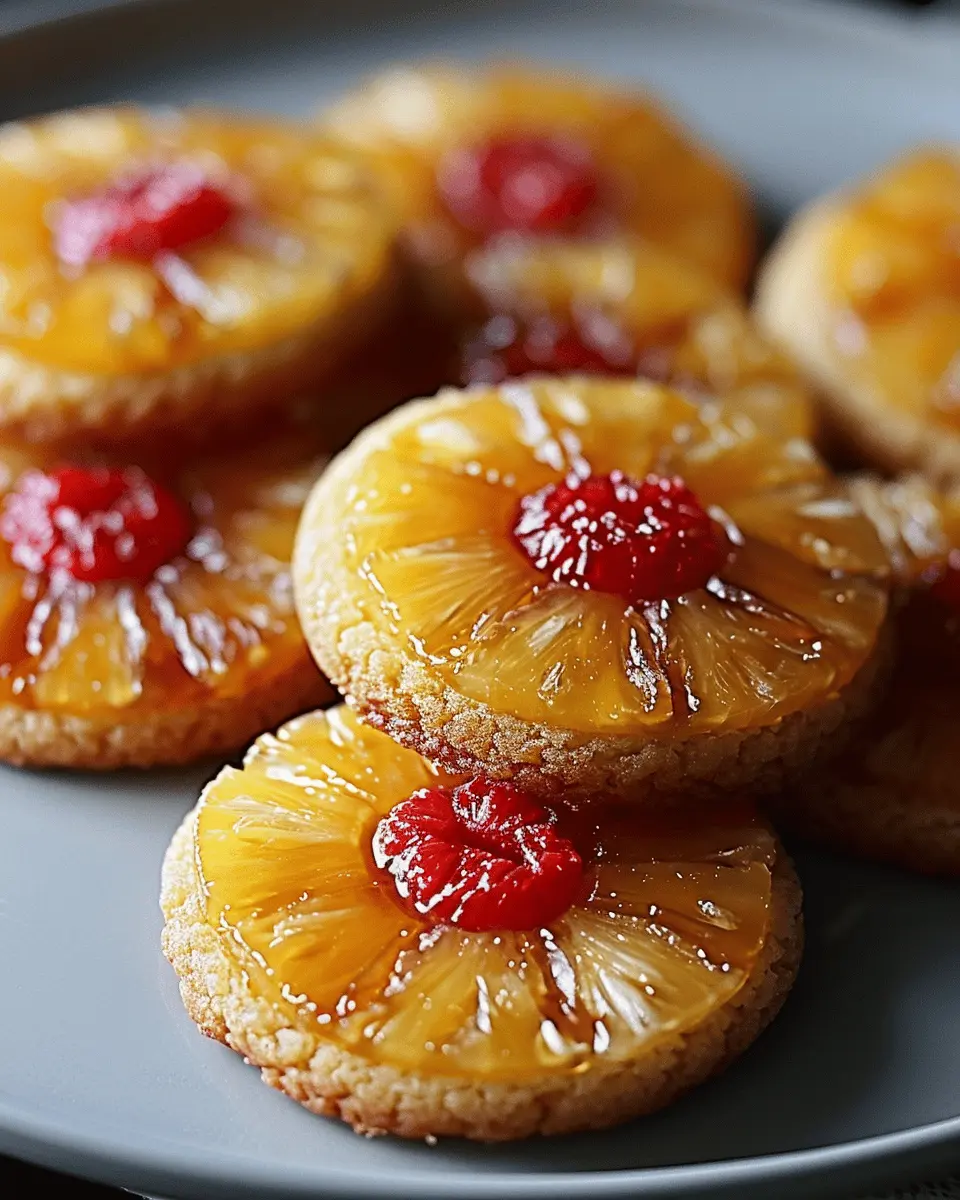 Pineapple Upside-Down Cookies: A Fun and Juicy Twist on Dessert