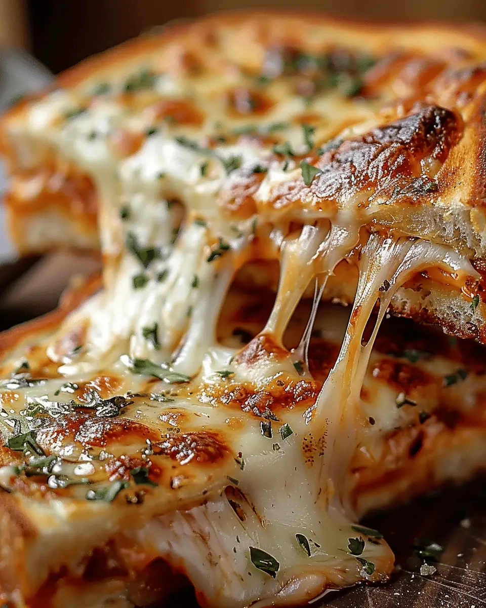 Pizza Grilled Cheese: Indulgent Comfort with Turkey Bacon and Chicken Ham