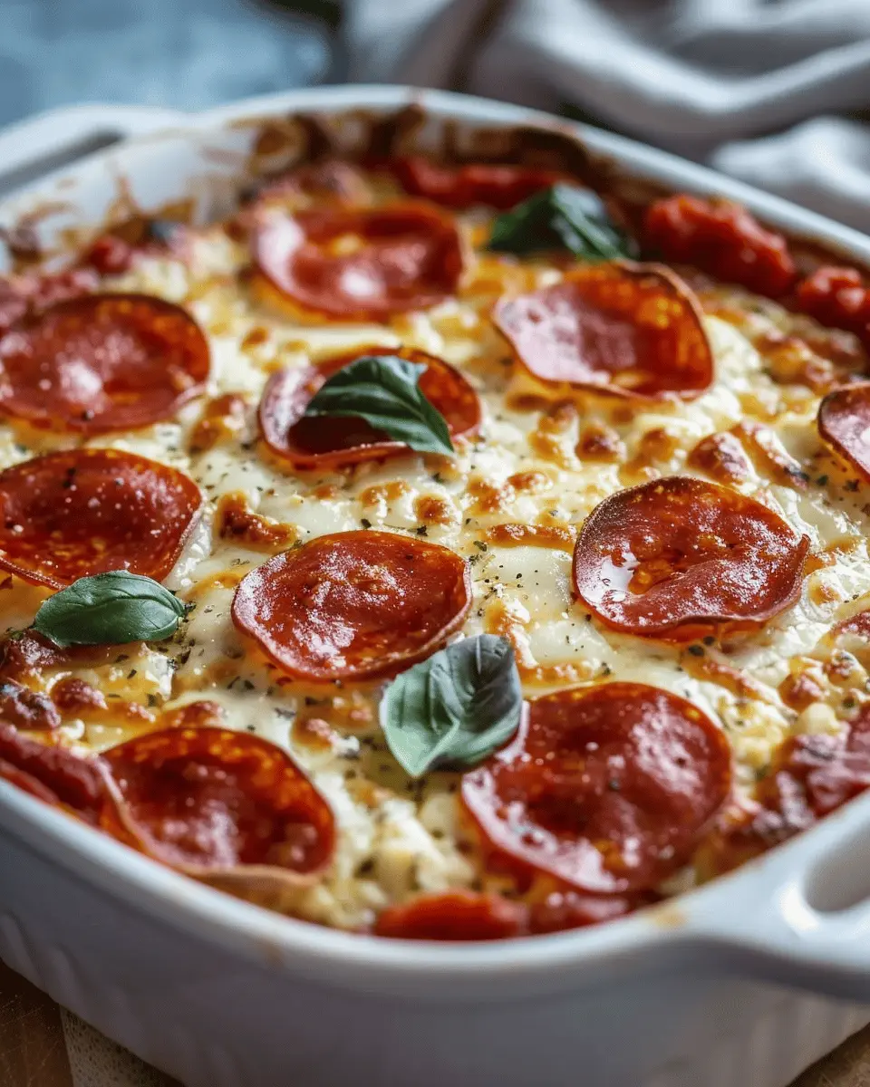Pizza Style Cottage Cheese Bake: Easy Protein-Packed Dinner Delight