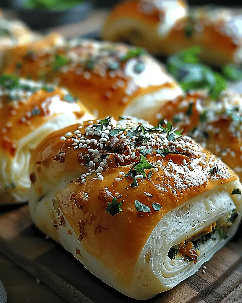 Savory Sunrise Breakfast Rolls Recipe with Turkey Bacon Delight