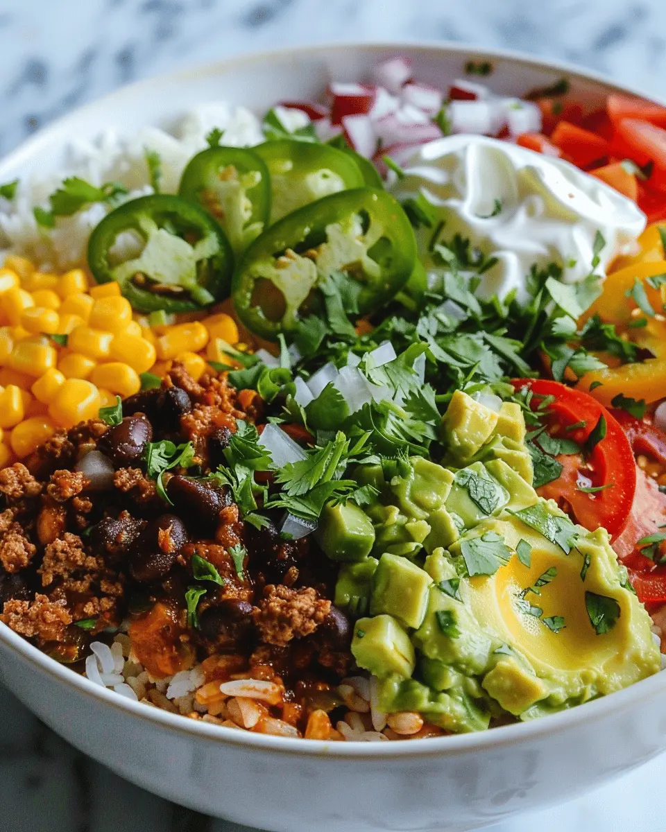 Taco Rice Bowl: Easy and Flavorful Family Dinner Delight