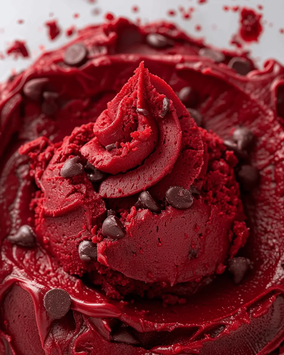 Edible Red Velvet Cookie Dough: The Best Indulgent Treat at Home