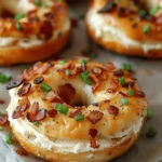 Zesty Bacon Cream Cheese Bagels