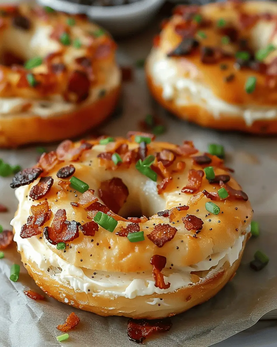 Zesty Turkey Bacon Cream Cheese Bagels for a Delicious Morning