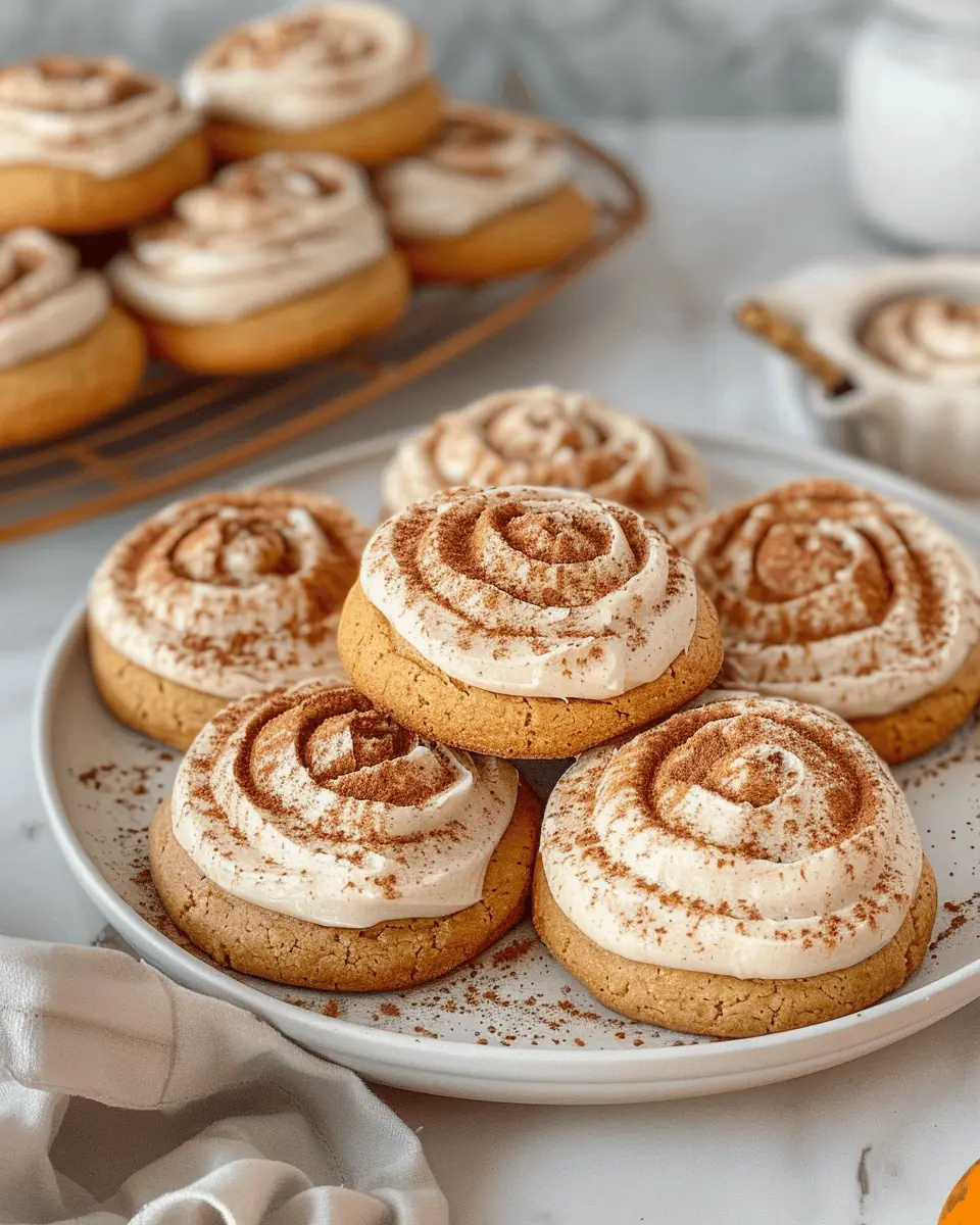 Soft Pumpkin Cookies with Cinnamon Frosting: The Best Fall Treat