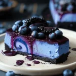 Ravenclaw Midnight Blueberry Cheesecake