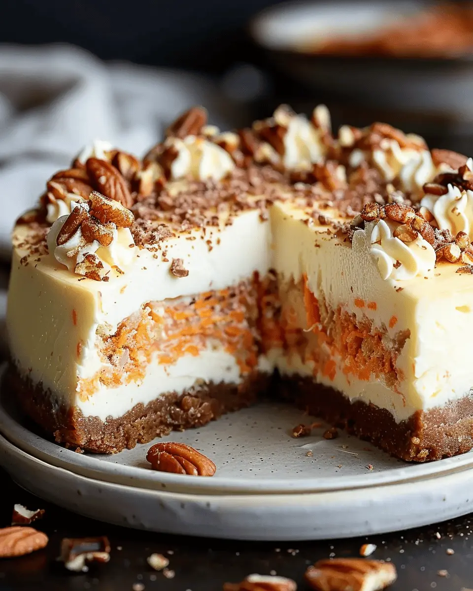 Carrot Cake Cheesecake Recipe – Easy Indulgent Holiday Dessert