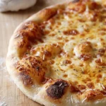 artisan pizza dough- crispy, chewy, bubbly crust